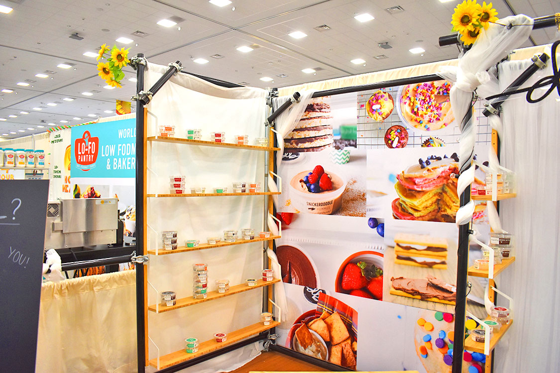 Tradeshow Booth Design for Delighted By Dessert Hummus