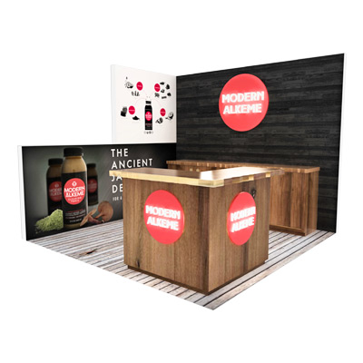 Tradeshow Booth Design for Modern Alkeme 2018