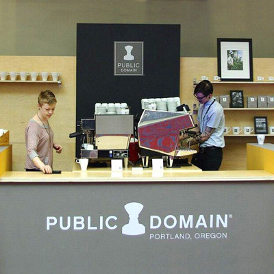 Tradeshow Booth Design for Public Domain Coffee