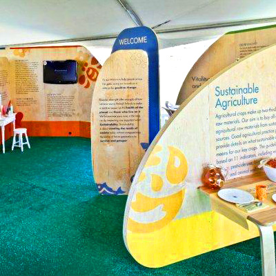 Tradeshow Booth Design for Unilever
