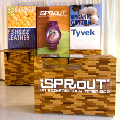 Tradeshow Booth Design for Sprout Watches