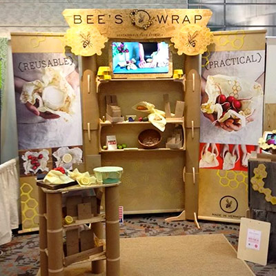 Tradeshow Booth Design for Bees Wrap