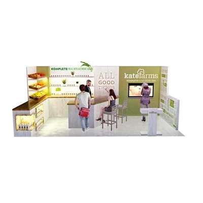 Tradeshow Booth Design for Kate Farms